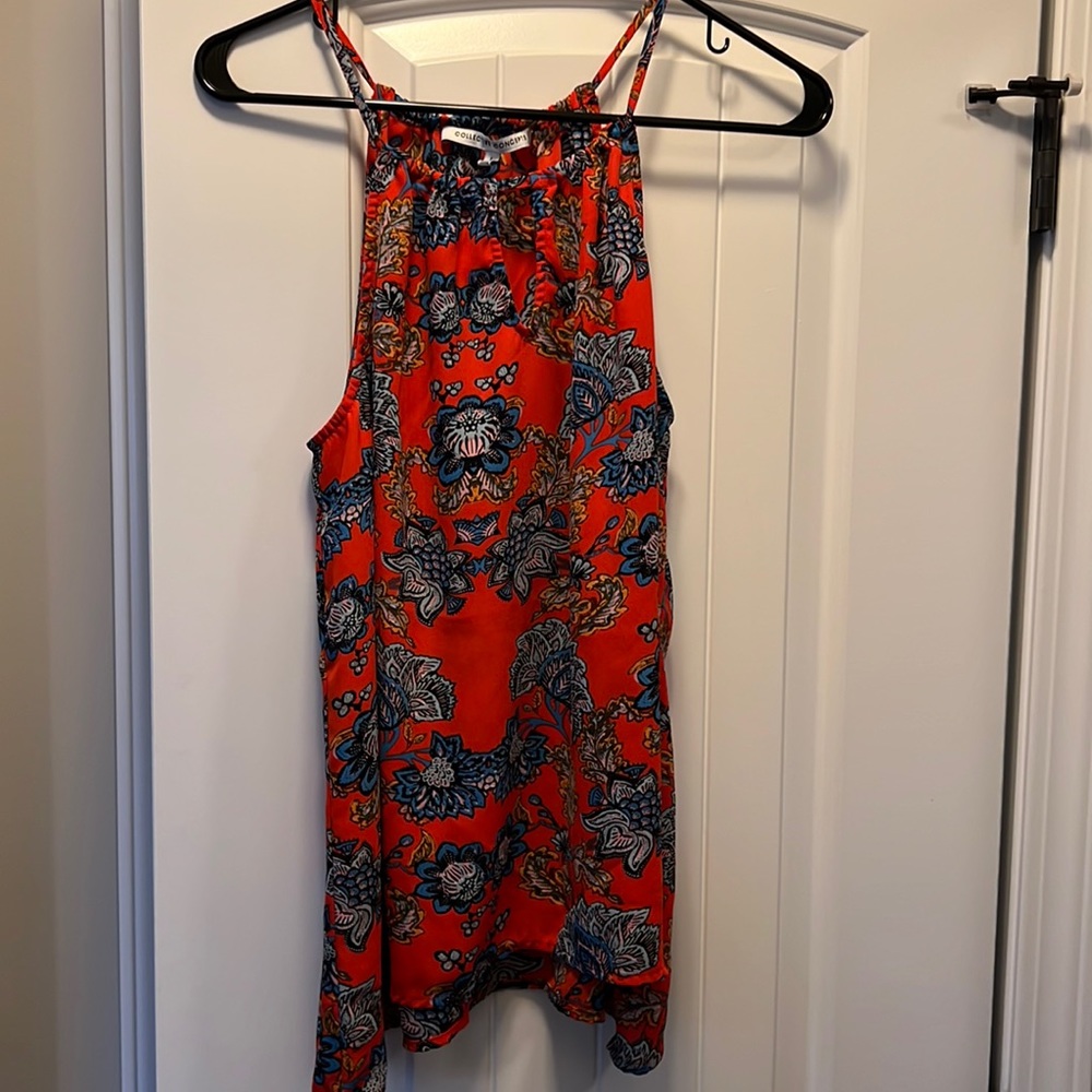 Orange dress shirt